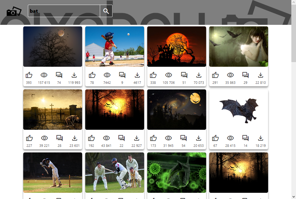 Pixabay Image Search App